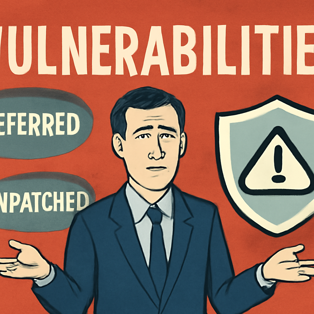 Deferred, Not Ignored: Explaining Unpatched Vulnerabilities to Your Auditor