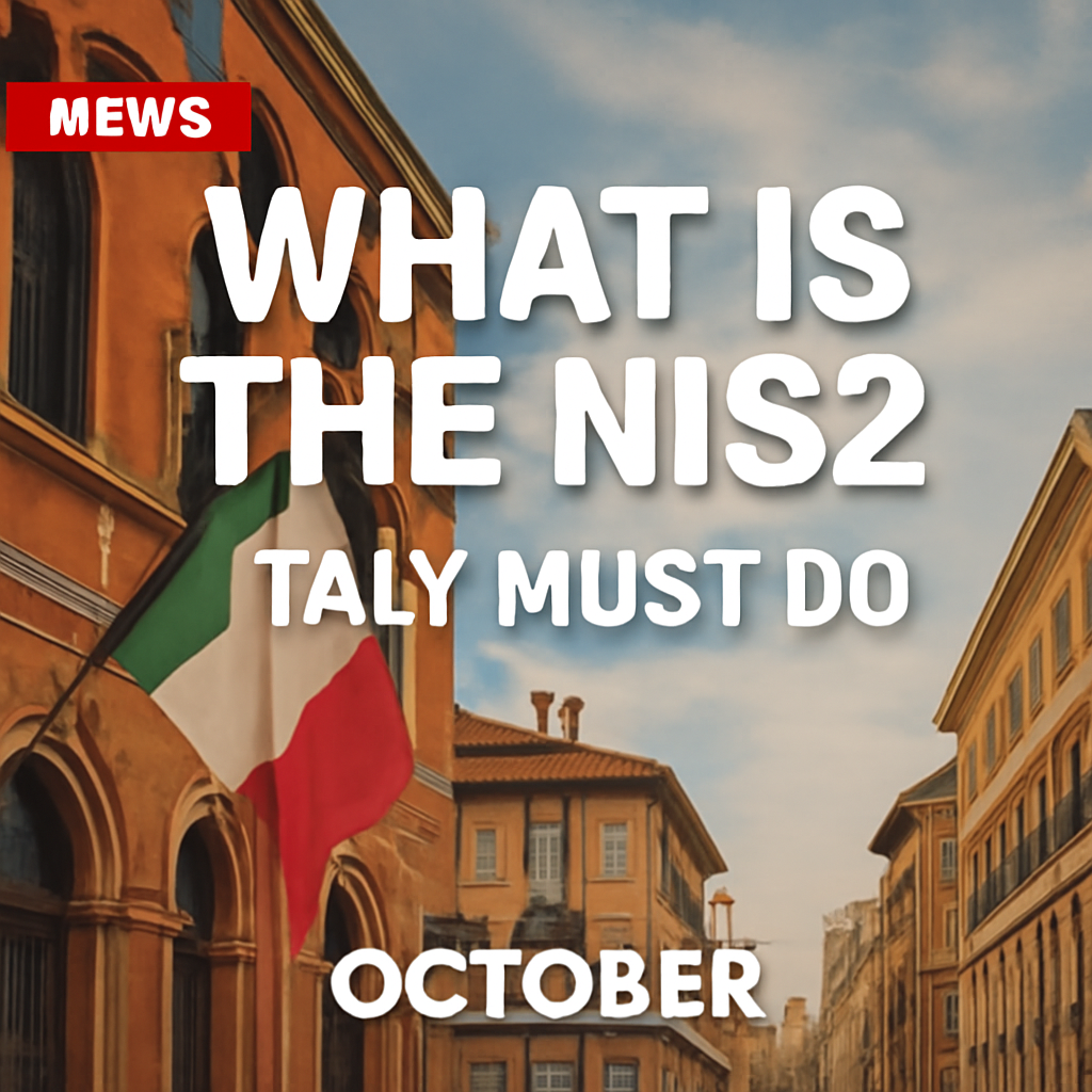 NIS2 in Italy, What Must Be in Place by 31 October 2026 - Pasquale Pillitteri